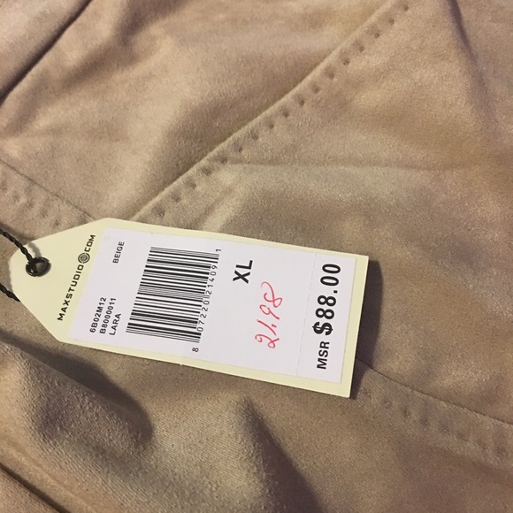 Faux Suede Skirt - Picture 5 of 5